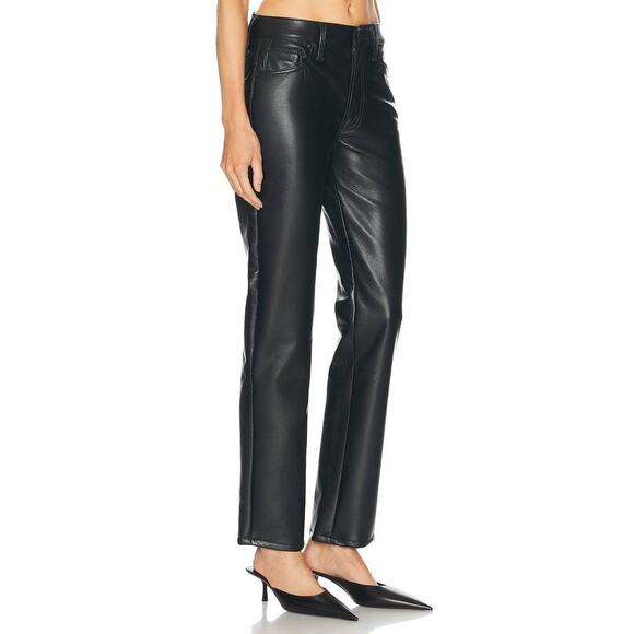 Mother The Smarty Pant Skimp Jean in Black 24 - Picture 2 of 5